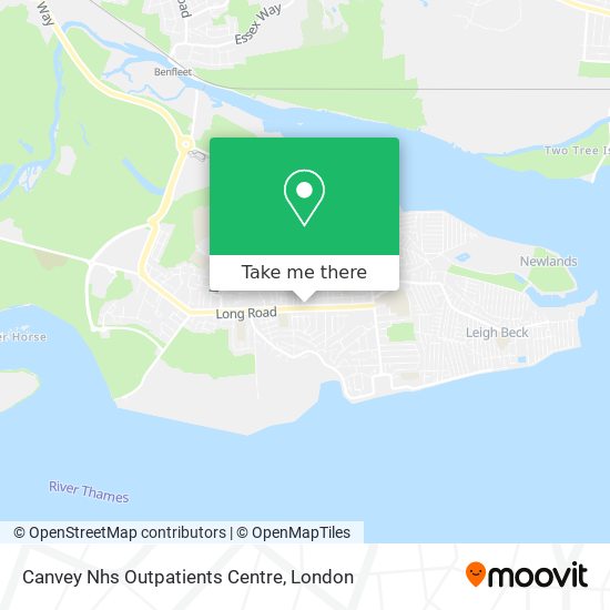Canvey Nhs Outpatients Centre map