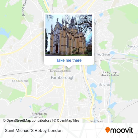 Saint Michael’S Abbey map