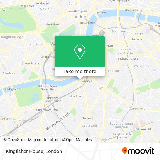 Kingfisher House map