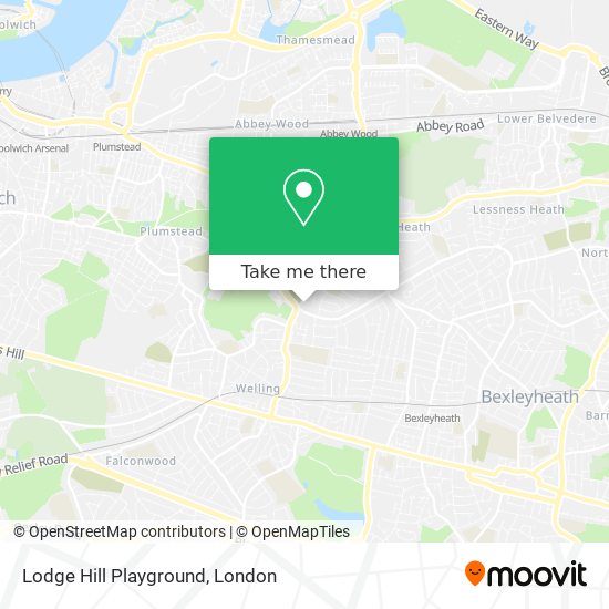 Lodge Hill Playground map