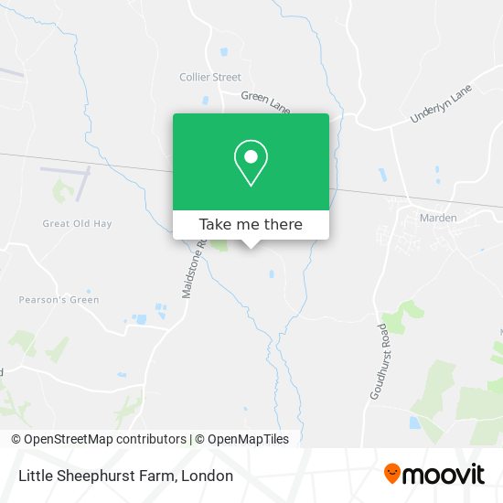 Little Sheephurst Farm map
