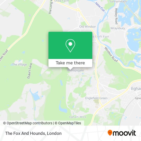 The Fox And Hounds map