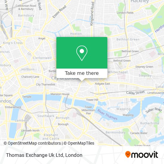 Thomas Exchange Uk Ltd map