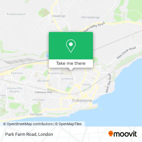 Park Farm Road map