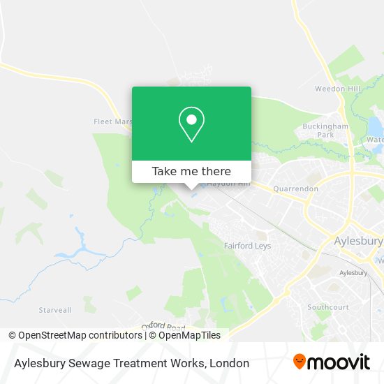 Aylesbury Sewage Treatment Works map