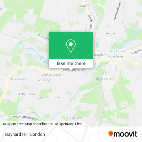 Baynard Hill map