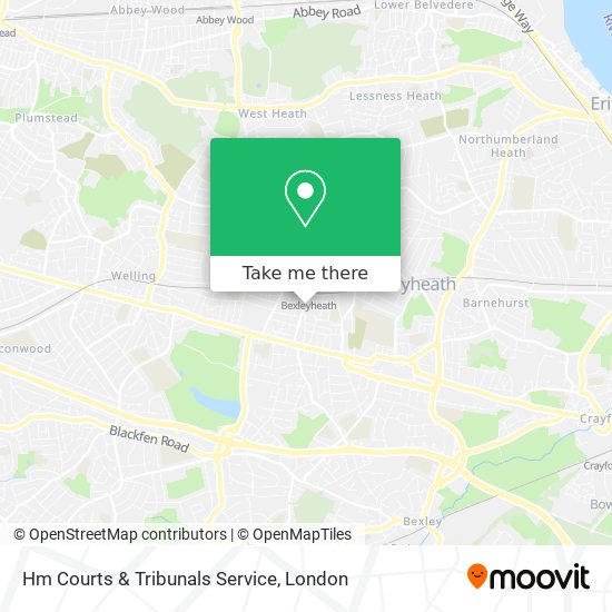 Hm Courts & Tribunals Service map