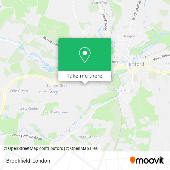 Brookfield map