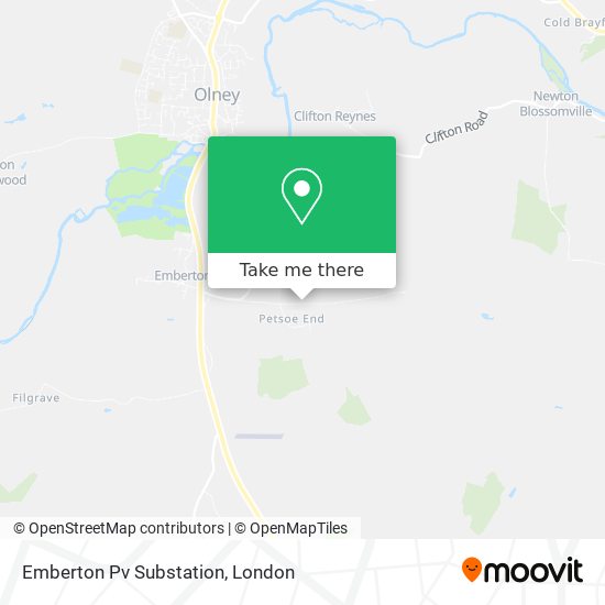 Emberton Pv Substation map