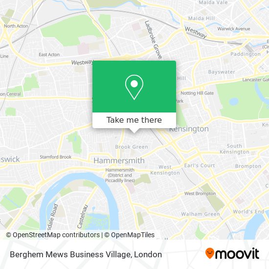 Berghem Mews Business Village map