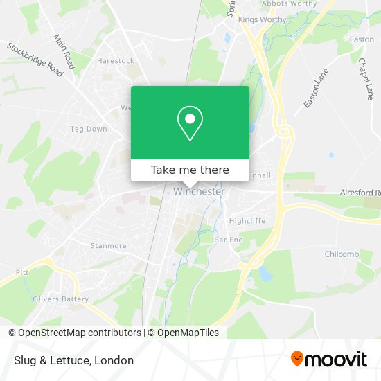 Slug & Lettuce map