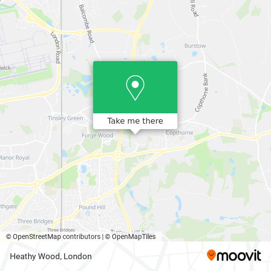 Heathy Wood map