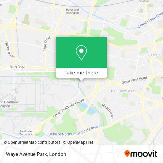 Waye Avenue Park map