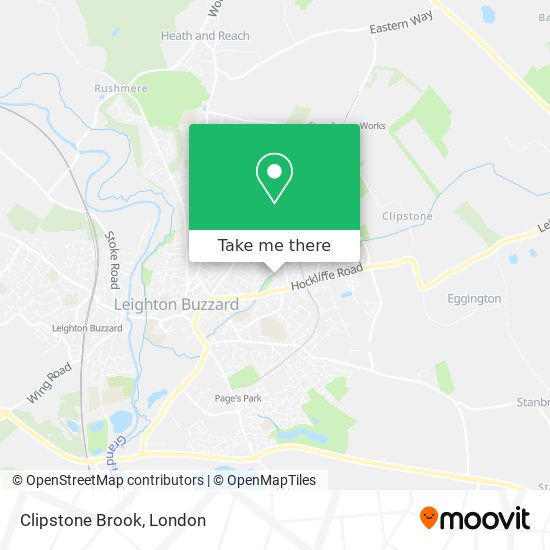 Clipstone Brook map