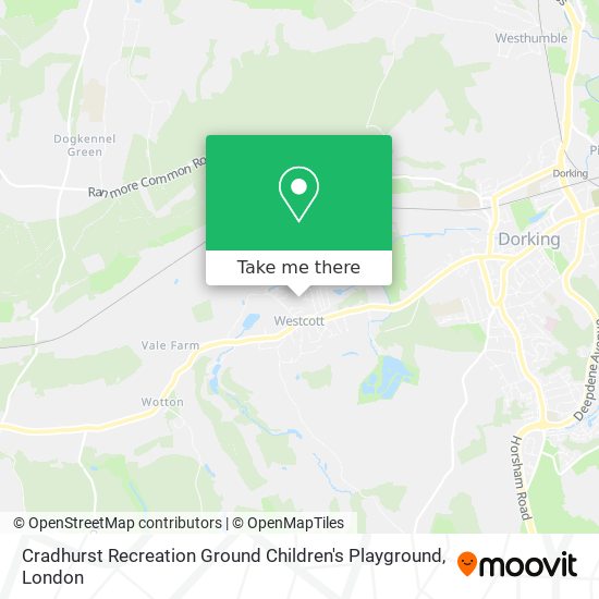Cradhurst Recreation Ground Children's Playground map
