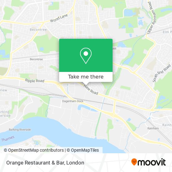Orange Restaurant & Bar map