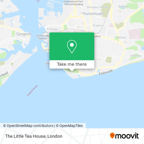 The Little Tea House map