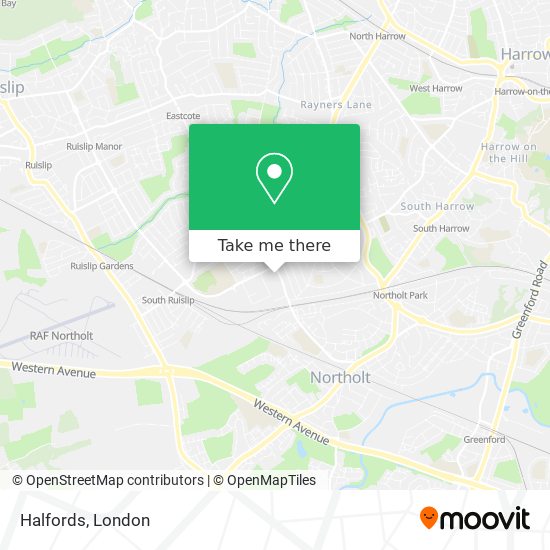 Halfords map