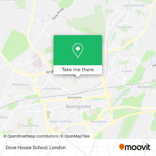 Dove House School map