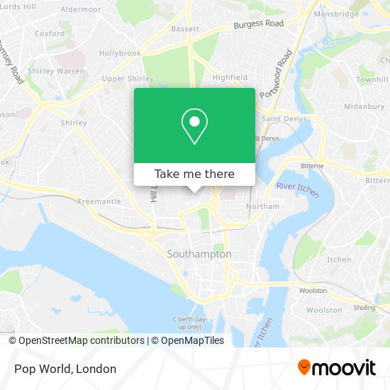 Pop World map