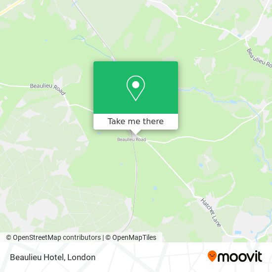 Beaulieu Hotel map