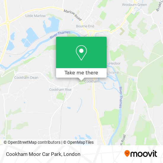 Cookham Moor Car Park map