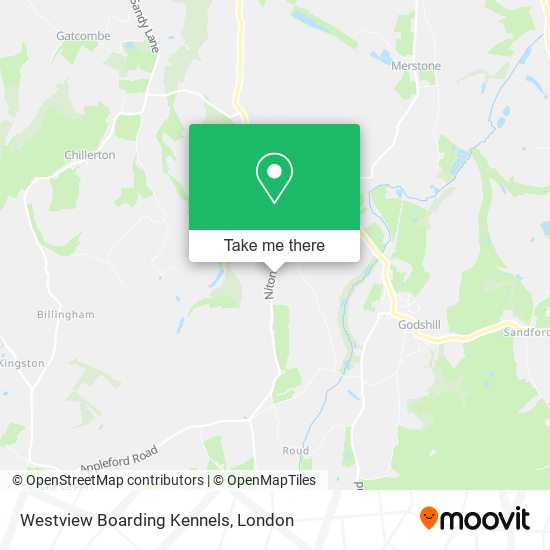 Westview Boarding Kennels map