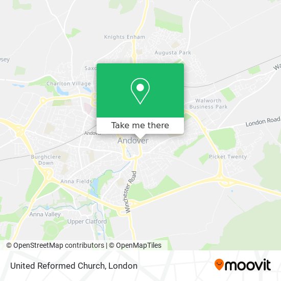 United Reformed Church map