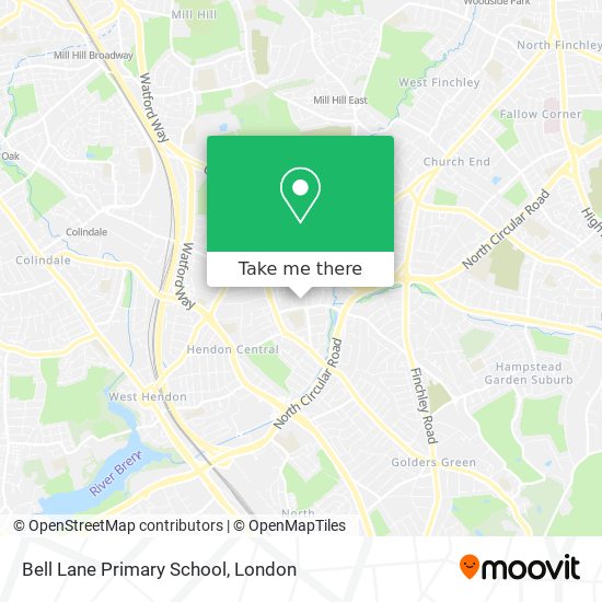 Bell Lane Primary School map