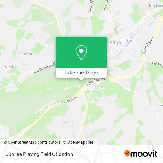 Jubilee Playing Fields map