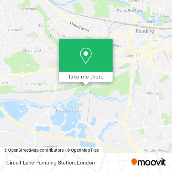 Circuit Lane Pumping Station map