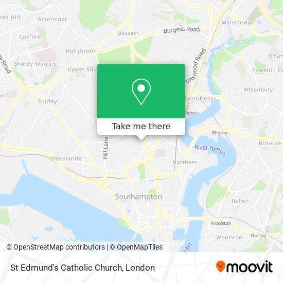 St Edmund's Catholic Church map