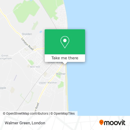 Walmer Green map