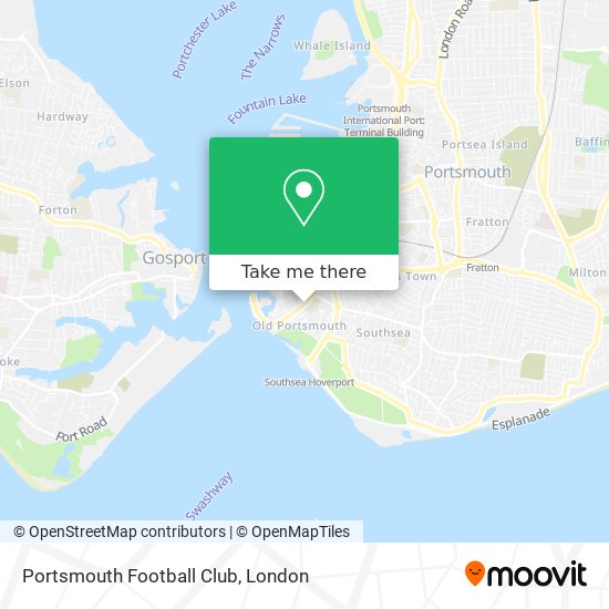 Portsmouth Football Club map