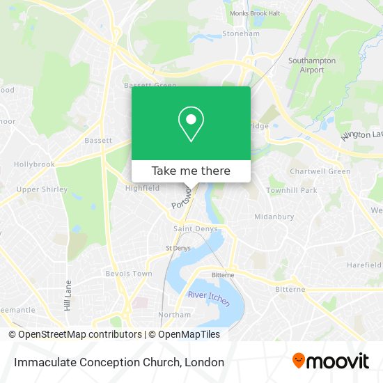 Immaculate Conception Church map