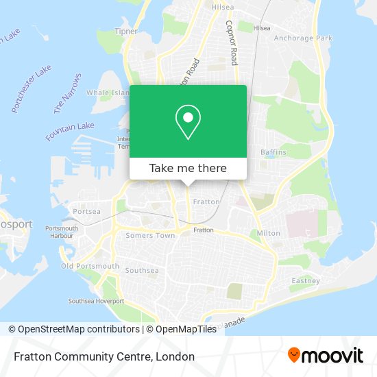 Fratton Community Centre map