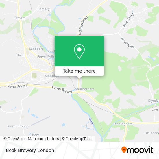 Beak Brewery map