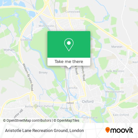 Aristotle Lane Recreation Ground map