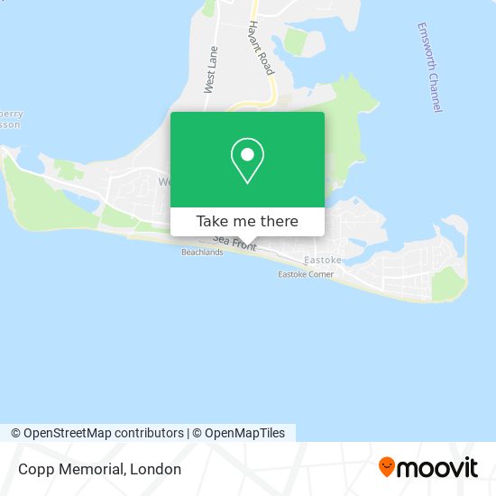 Copp Memorial map