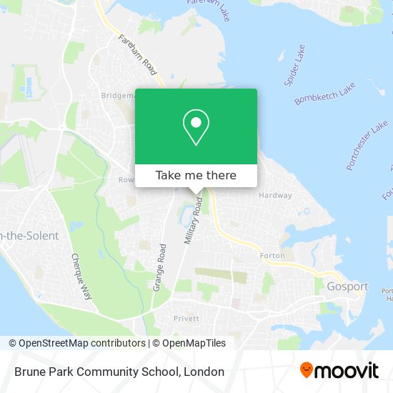 Brune Park Community School map