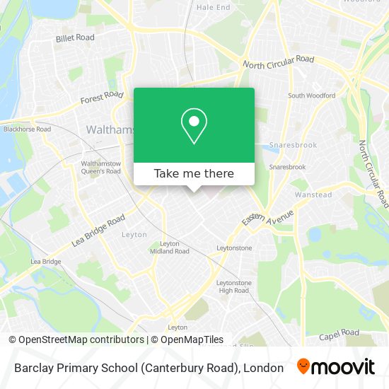 Barclay Primary School (Canterbury Road) map