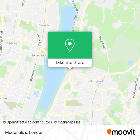 Mcdonald's map