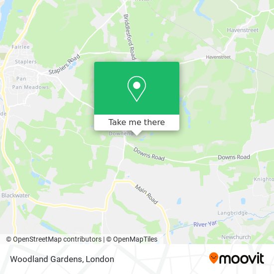 Woodland Gardens map