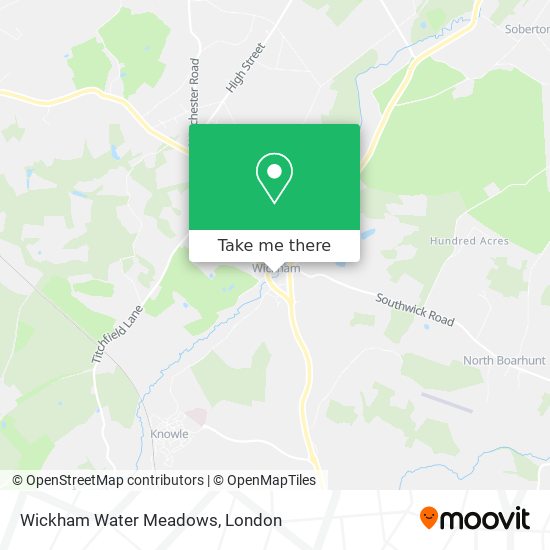 Wickham Water Meadows map