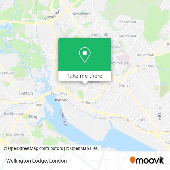 Wellington Lodge map