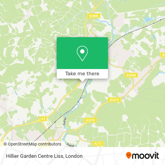 Hillier Garden Centre Liss map