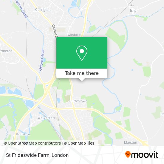 St Frideswide Farm map