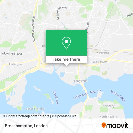 Brockhampton map