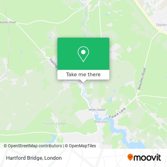 Hartford Bridge map