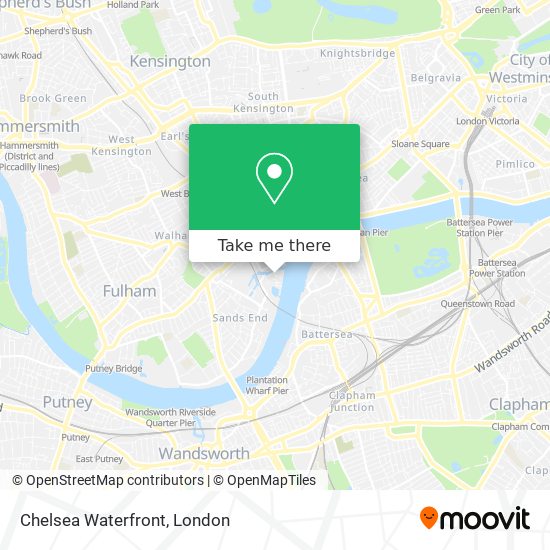 Chelsea Waterfront map